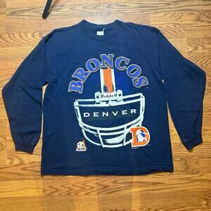 1996 Denver Broncos Riddell Helmet LS size Large